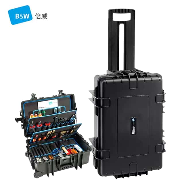德国B&W  倍威JUMBO6700拉杆工具箱防水防撞117