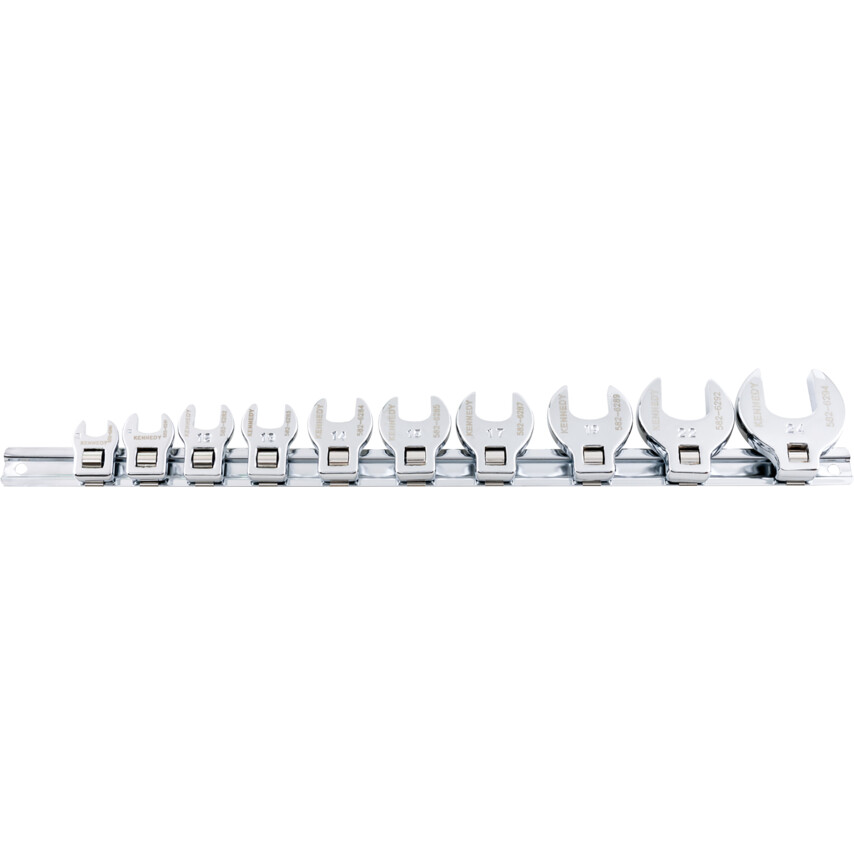 KENNEDY 10件套3/8&ldquo;方方爪形头子10-24mm 
