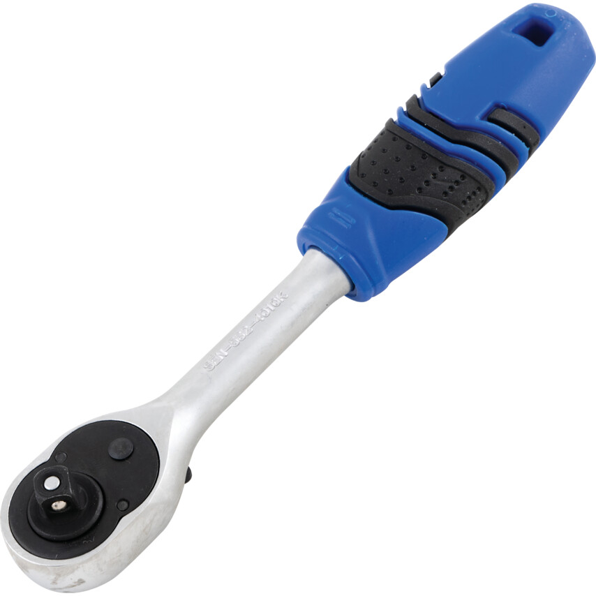 SENATOR 1/4" 方驱快脱72齿橡胶柄棘轮扳手 SE