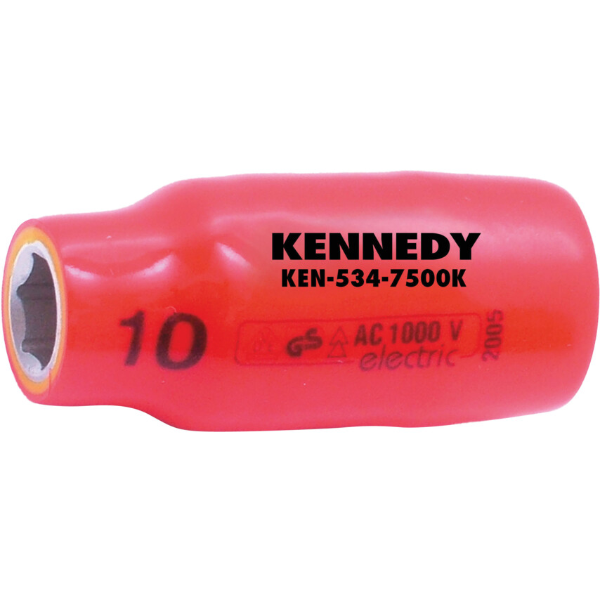KENNEDY 1/2"系列绝缘六角套筒10-24mm