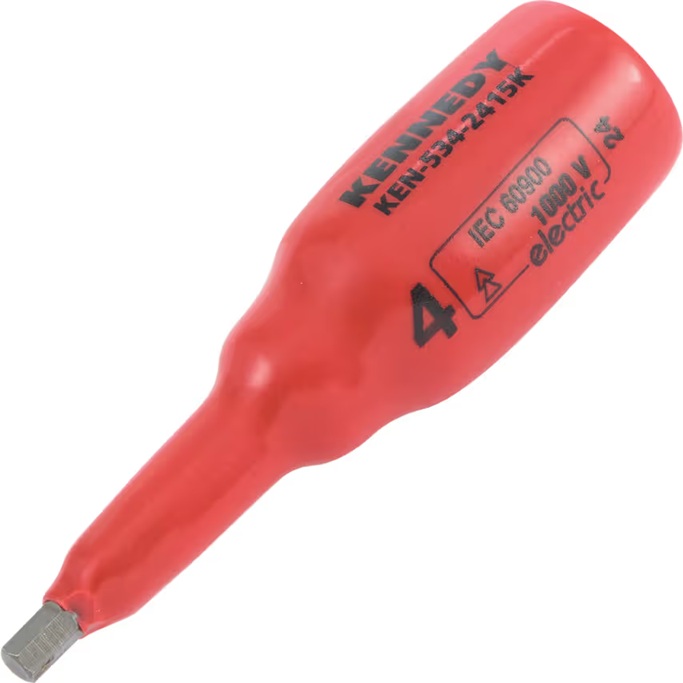 KENNEDY 3/8&ldquo;系列绝缘内六角套筒旋具头