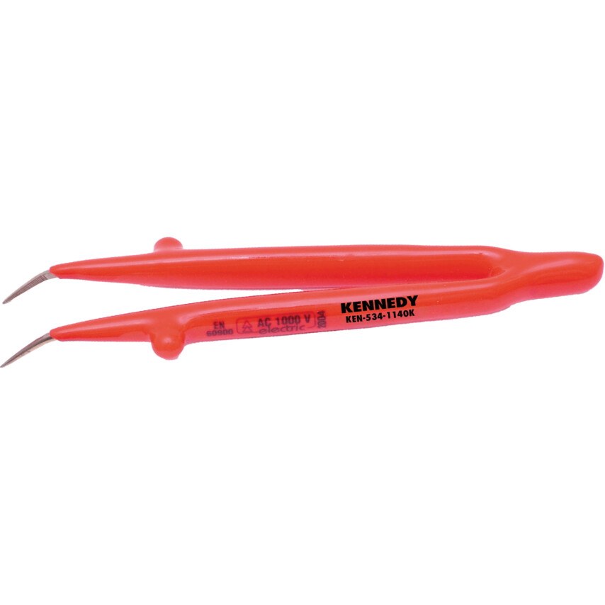 KENNEDY 绝缘弯头镊子145mm  KEN5341140K